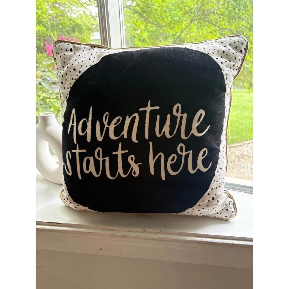 💥 5 for $25 Sale Pillowfort Adventure Starts Here Pillow Kid Bedroom Bedding
